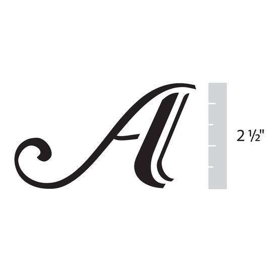 pretty script alphabet stencils by craft smart michaels